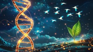 الحياة كظاهرة كمومية صدفة أم حتمية كونية؟ رحلة في أسرار ميكانيكا الكم البيولوجية phoenix 10 a breathtaking hyperrealistic illustration of quant 0