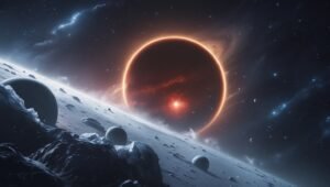 مفاجأة مذهلة: العلماء يعتقدون بوجود شمس أخرى داخل مجموعتنا الشمسية ! phoenix 10 a cinematic hyperrealistic space scene showing our 0